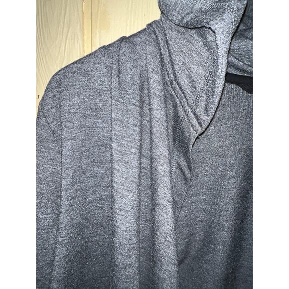 Torrid Medium / Large Cardigan Hoodie Sweatshirt Open Hooded Heather Gray (00) - Picture 9 of 13